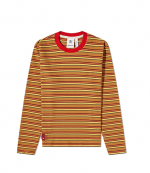Adidas WB Multi Color Long Sleeve Striped Tee