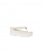 Sarita Wedge Vanilla Flip Flop