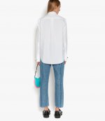 Silver Chain Link White Shirt