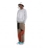 Swirl Logo Grey Melange Sweatshirt