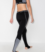 Black White Bodyline technical leggings