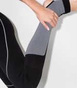 Black White Bodyline technical leggings