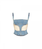 Illusion Denim Corset