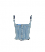 Illusion Denim Corset