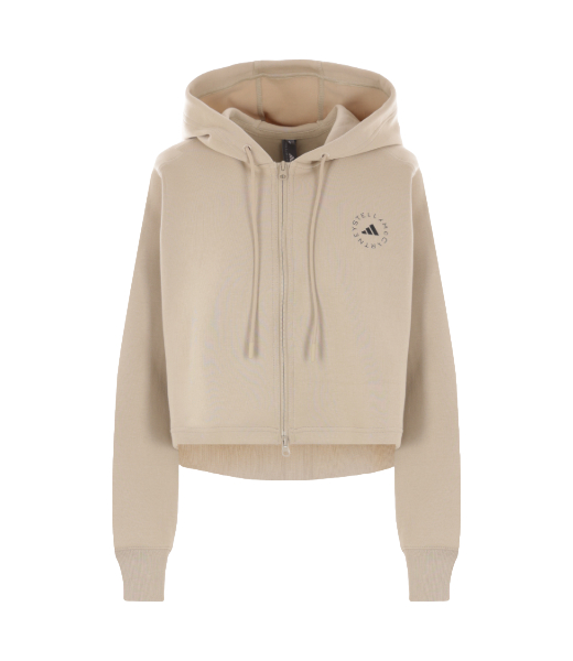 aSMC Beige Crop Hoodie