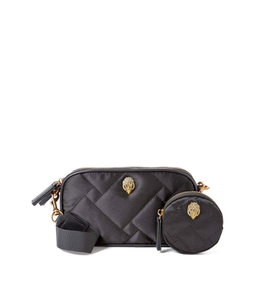 Recycled Sm 2Zip Black Nylon Camera Bag