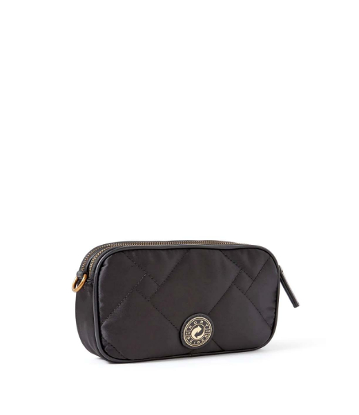 Recycled Sm 2Zip Black Nylon Camera Bag