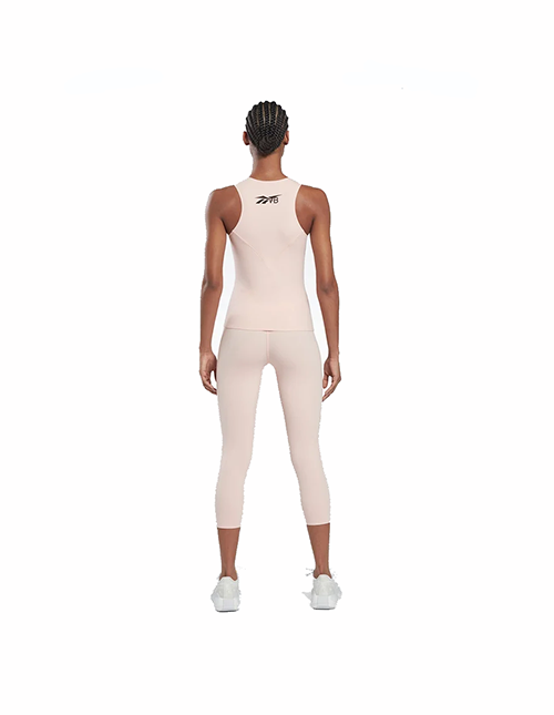 Victoria Beckham Fitted Coral Glow Tank Top