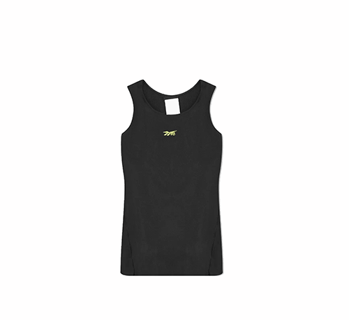 Victoria Beckham Fitted Black Tank Top