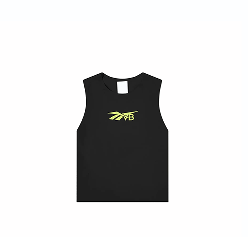 Victoria Beckham Black Crewneck Tank Top