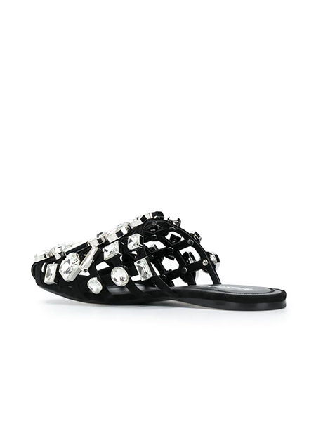 ALEXANDER WANG CRYSTAL AMELIA MULES