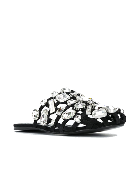 ALEXANDER WANG CRYSTAL AMELIA MULES
