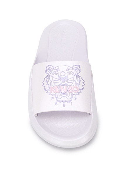 KENZO WHITE TIGER SLIDES