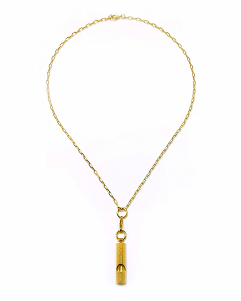 Whistle Gold Chain Necklace