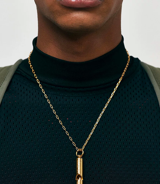Whistle Gold Chain Necklace