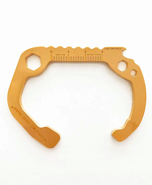 Carbiner Gold Cuff