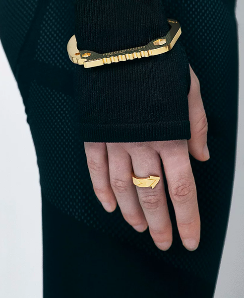 Carbiner Gold Cuff