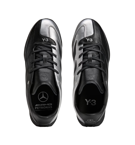 Black/Silver Y-3 Feroza Mercedes AMG Low