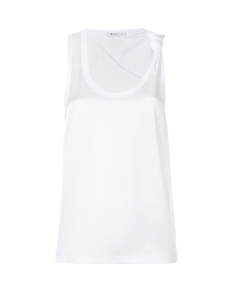ALEXANDER WANG WHITE TOP WITH SATIN BACK