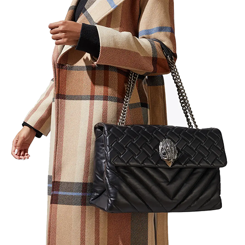 Black Leather XXL Kensington Bag