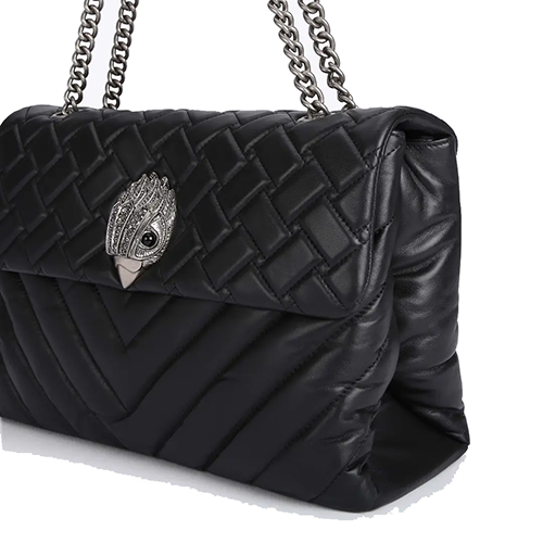 Black Leather XXL Kensington Bag