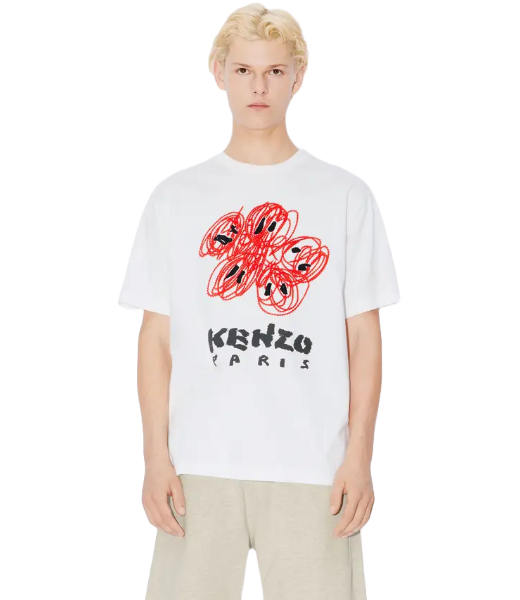 Drawn Varsity Classic T-Shirt Off White