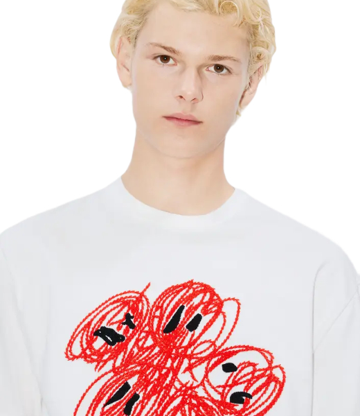 Drawn Varsity Classic T-Shirt Off White