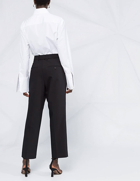 HELMUT LANG CROP WRAP PANT.TELA