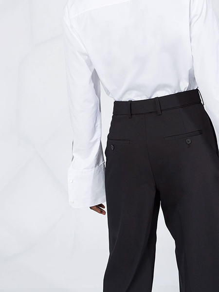 HELMUT LANG CROP WRAP PANT.TELA