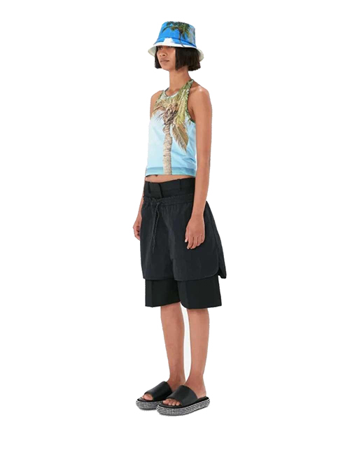 Blue Halterneck Top