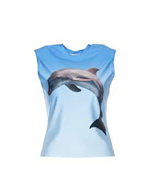 Blue Dolphin Sleeveless Top