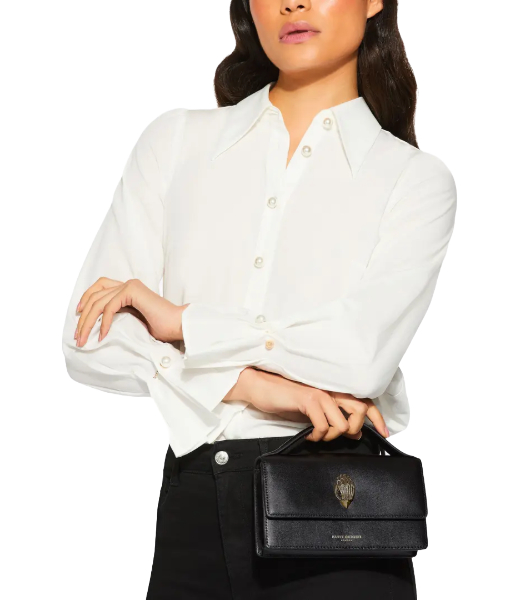 SM Bond Top Handle Black Bag