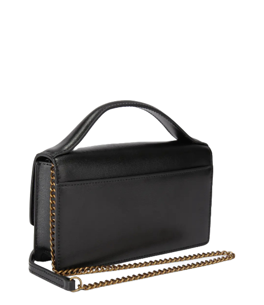 SM Bond Top Handle Black Bag