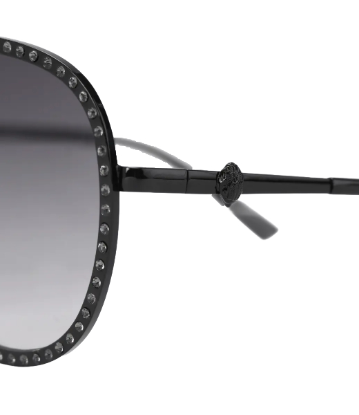 Shoreditch Lg Aviator Gold Sunglasses