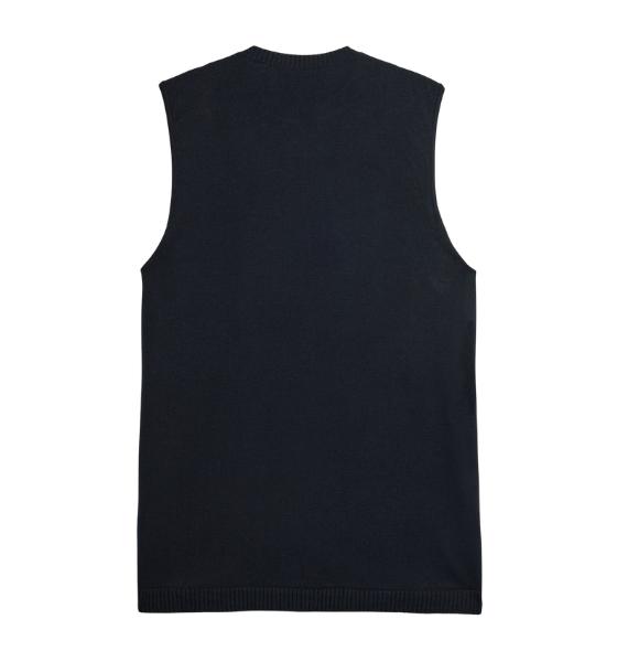 Black U Logo Knit Vest