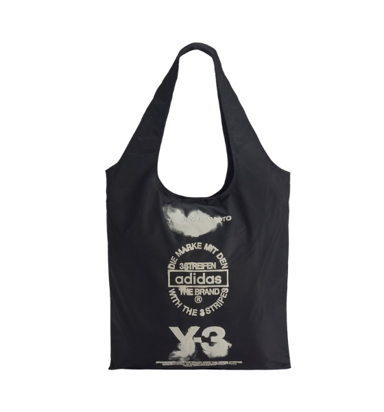 Black Y-3 Merch Tote Bag