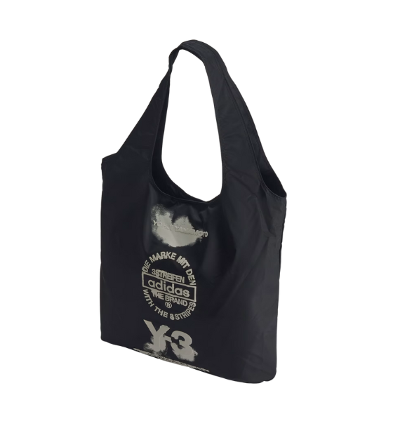 Black Y-3 Merch Tote Bag