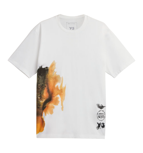 White Gfx Ss Tee
