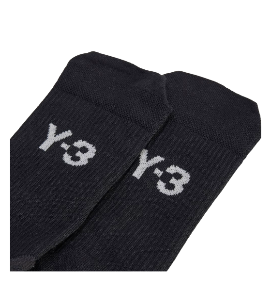Y-3 X US OPEN Black Ten Crew Socks