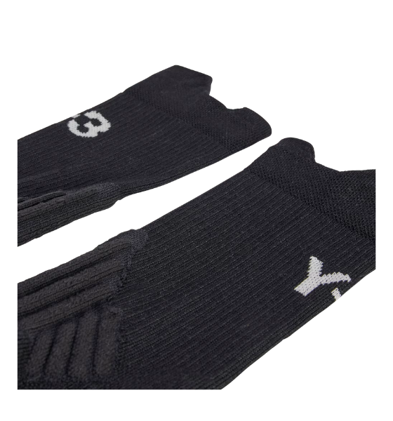 Y-3 X US OPEN Black Ten Crew Socks