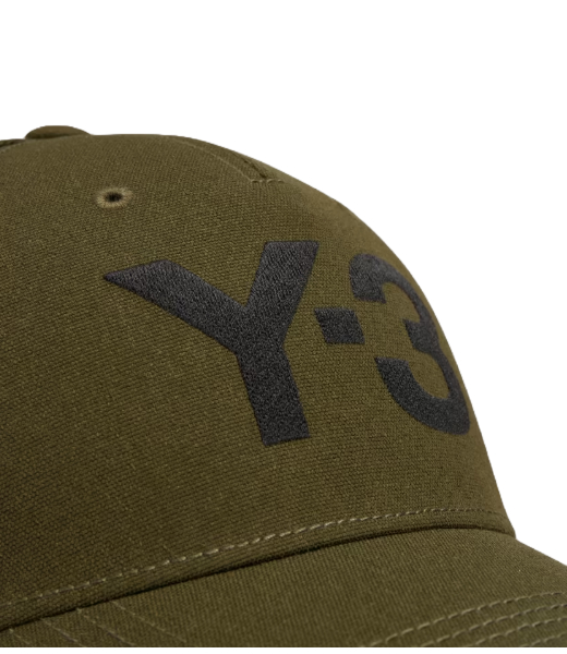 Y-3 Kaki Logo Cap