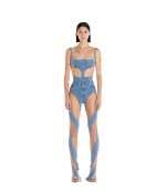 Illusion Denim Corset