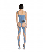 Illusion Denim Corset