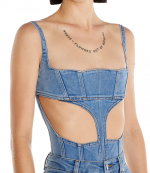 Illusion Denim Corset