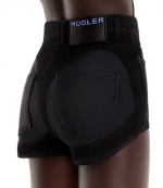 Mugler Black Shorts