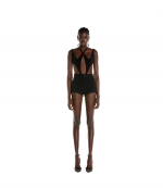 Mugler Black Shorts
