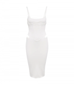 White Corset Dress