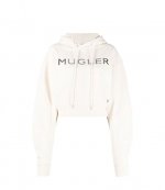 Ivory Silver Logo Sweatshirt