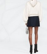 Ivory Silver Logo Sweatshirt