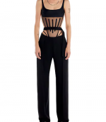 Mugler Black Corset Body